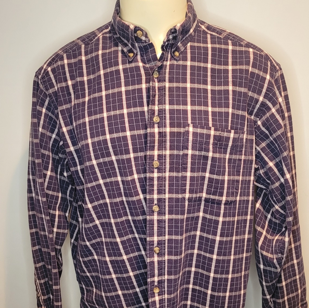 Woolrich Flannel Size XL Blue